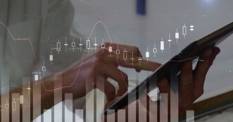 Analyzing digital data trends with tablet technology