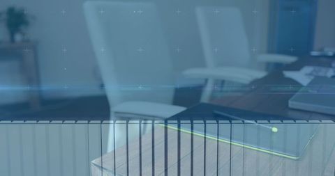 Futuristic Data Interface in a Modern Office Space - Download Free Stock Images Pikwizard.com
