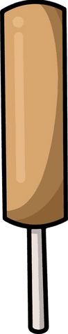 Minimalist Popsicle Vector on Transparent Background