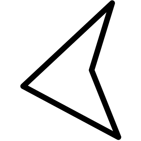 black outlined arrow icon on transparent background vector - Download Free Stock Videos Pikwizard.com