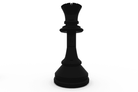 3d chess queen on transparent background - Download Free Stock Videos Pikwizard.com