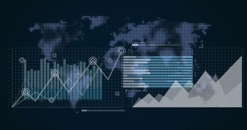 Global Financial Data Analysis and Visualization Concept - Download Free Stock Images Pikwizard.com