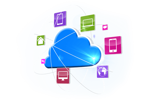 transparent cloud network with digital communication symbols - Download Free Stock Videos Pikwizard.com