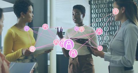 Collaborative Teamwork and Digital Connectivity Among Business Women