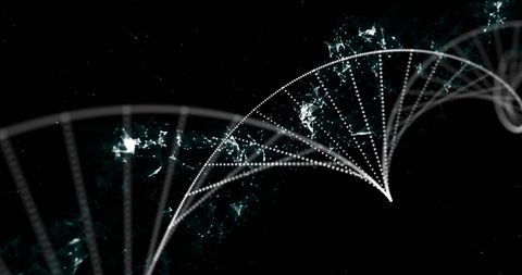 spinning digital dna structure with futuristic background - Download Free Stock Images Pikwizard.com