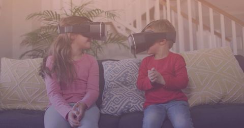 Siblings Exploring Virtual Reality at Home