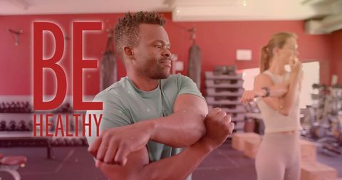 Healthy Lifestyle Diversity Gym Workout Motivation