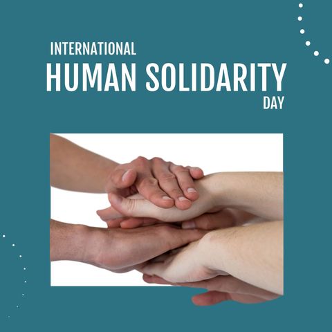 international human solidarity day with diverse children's hands - Download Free Stock Templates Pikwizard.com