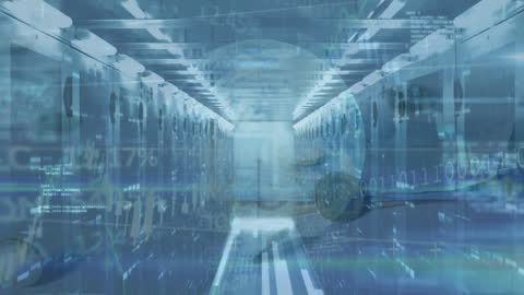 Abstract Financial Data and Global Networking Concept