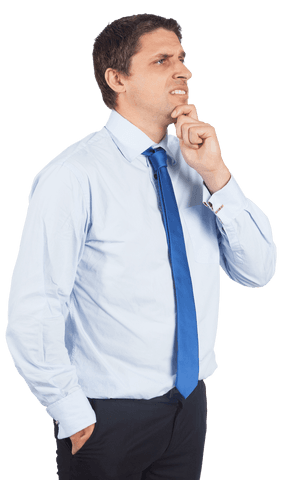 Transparent Businessman Thinking and Contemplating Decisions - Download Free Stock Videos Pikwizard.com