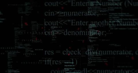 Abstract Binary Coding and Data Processing on Dark Background - Download Free Stock Images Pikwizard.com