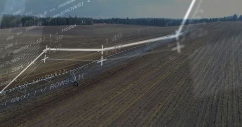 Advanced Irrigation System with Data Visualizations in Agricultural Field