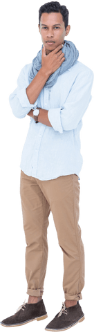 Confident Man in Casual Wear with Transparent Background - Download Free Stock Videos Pikwizard.com