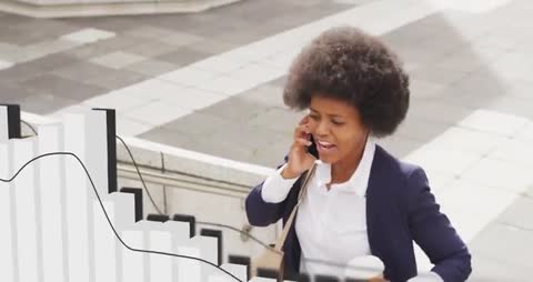 Businesswoman Analyzing Data on Phone During Commute