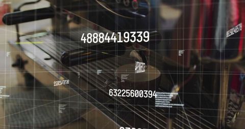 Industrial conveyor system scanning with numeric codes