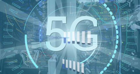 5G Technology Network Servers Digital Concept - Download Free Stock Images Pikwizard.com