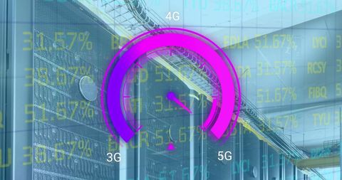 High-Speed Connectivity in Modern Data Center - Download Free Stock Images Pikwizard.com