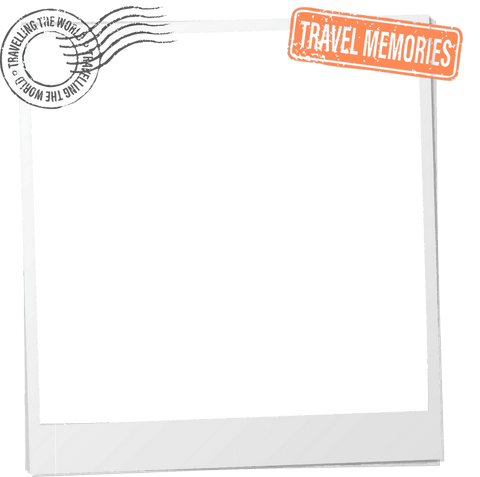 travel memories nostalgic instant camera frame with postal and stamp - Download Free Stock Videos Pikwizard.com