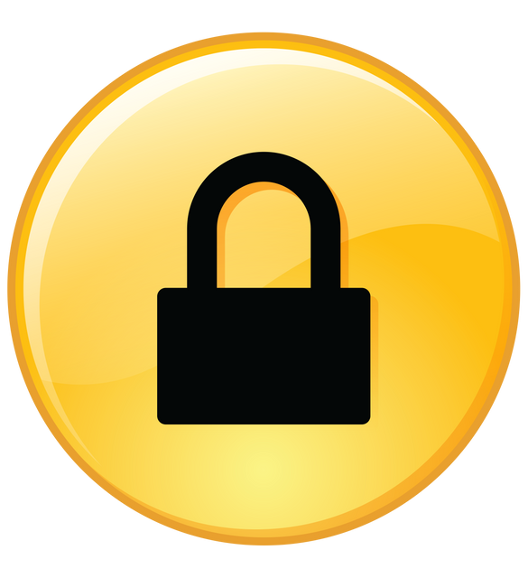 Yellow Circle With Black Padlock on Transparent Background - Security Concept - Download Free Stock Videos Pikwizard.com