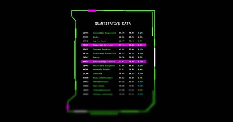 Futuristic Digital Interface Showing Quantitative Data - Download Free Stock Images Pikwizard.com