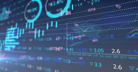 Dynamic Stock Market Data and Statistical Analytics Concepts - Download Free Stock Images Pikwizard.com