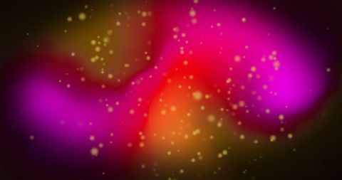 Colorful abstract background with floating light spots