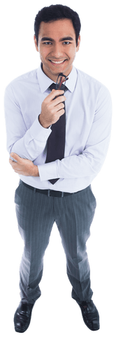Transparent Image of Happy Biracial Businessman Smiling with Confidence - Download Free Stock Videos Pikwizard.com