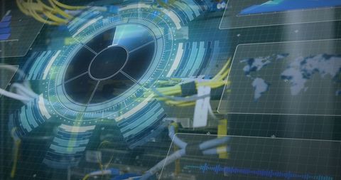 Futuristic Virtual Reality Technology and Global Connections - Download Free Stock Images Pikwizard.com