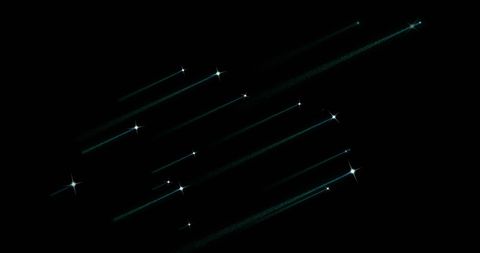 Glowing Meteor Shower Over Dark Sky - Download Free Stock Images Pikwizard.com
