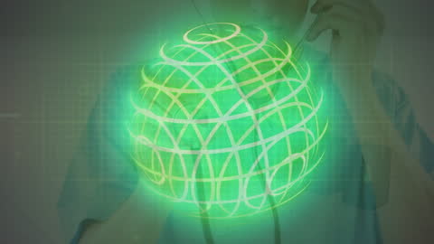 Global Health Concept with Digital Globe and Doctor