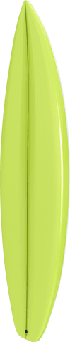 vibrant green surfboard on transparent background - Download Free Stock Videos Pikwizard.com