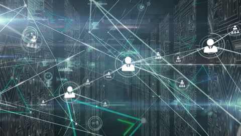 Futuristic Network Visualization with Digital Links