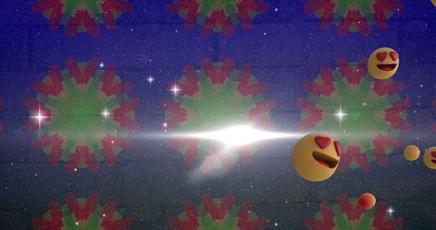 Emojis in Cosmic Kaleidoscope Environment