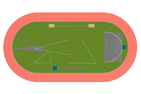 transparent sports stadium track vector for architectural design - Download Free Stock Videos Pikwizard.com