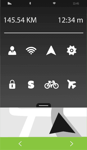 Transparent User Interface Illustration of Navigation App Icons - Download Free Stock Videos Pikwizard.com