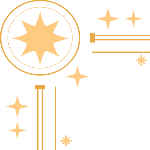 floating star and geometric lines on transparent canvas - Download Free Stock Videos Pikwizard.com