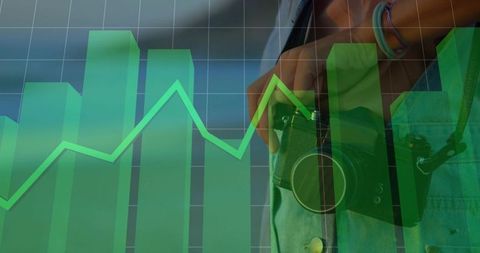 Creative fusion of photography and data visualization with vintage flair