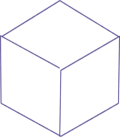 transparent cube line drawing isolated on white background - Download Free Stock Videos Pikwizard.com