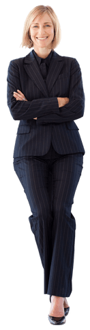 Transparent Professional Businesswoman Smiling with Confidence - Download Free Stock Videos Pikwizard.com