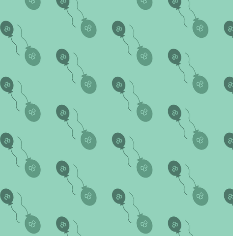 pattern of green balloons on transparent background - festive design - Download Free Stock Videos Pikwizard.com