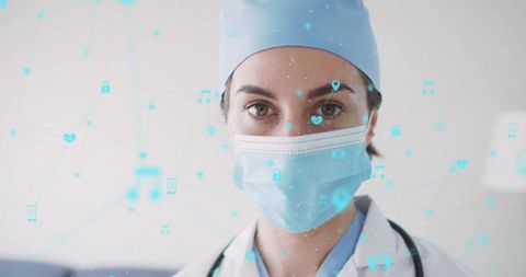 Frontline Medical Professional Embracing Digital Healthcare Innovation