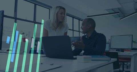 Collaborating in Modern Office on Project Strategies