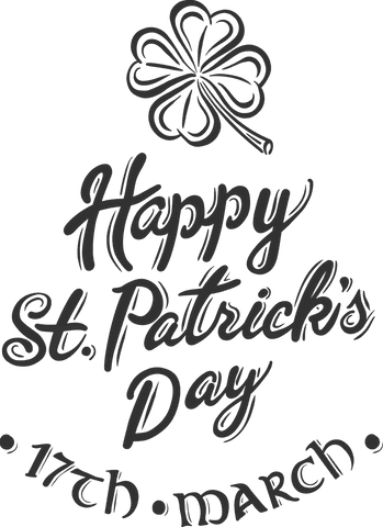Festive St. Patrick's Day Text on Transparent Background - Download Free Stock Videos Pikwizard.com