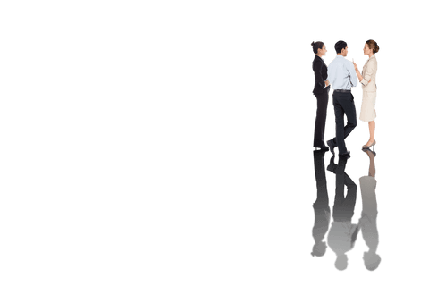 Diverse Business Colleagues Transparent Background Standing - Download Free Stock Videos Pikwizard.com