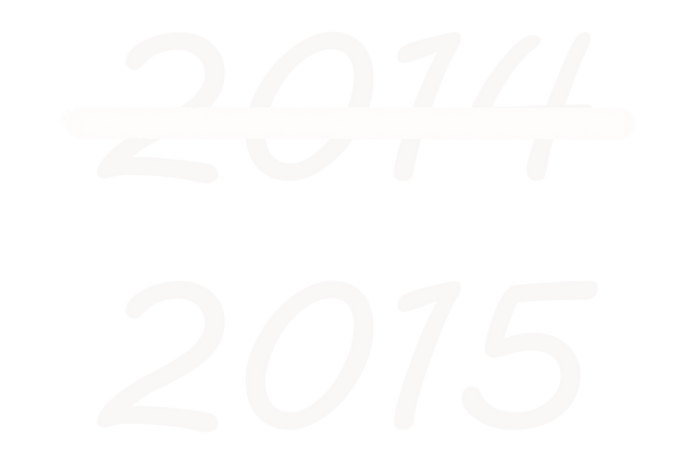 Crossed Out 2014 and Bold 2015 on Transparent Background - Download Free Stock Videos Pikwizard.com