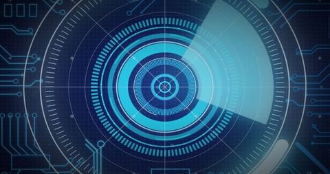 holographic digital interface in futuristic style - Download Free Stock Images Pikwizard.com