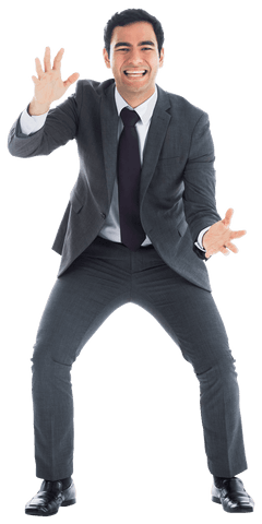 Caucasian Businessman Smiling on Transparent Background with Dynamic Gestures - Download Free Stock Videos Pikwizard.com