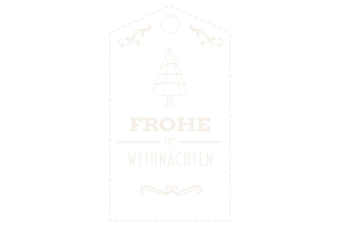 Frohe weihnachten badge on transparent background