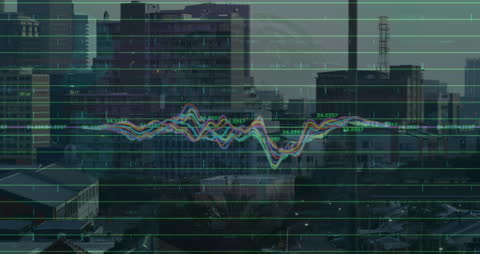 Dynamic Financial Data Processing Over Urban Cityscape