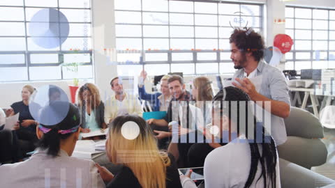 Diverse Team Analyzing Financial Data with Global Insights